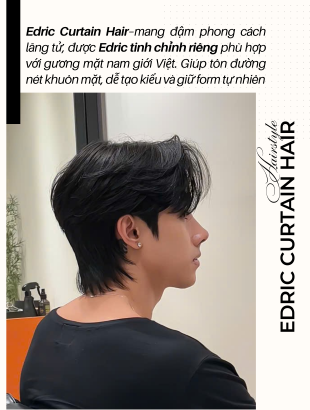 EDRIC CURTAIN HAIR