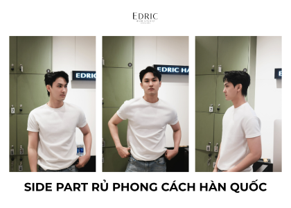 Side Part rủ: Kiểu tóc lãng tử Hàn Quốc hợp với nam giới hiện đại